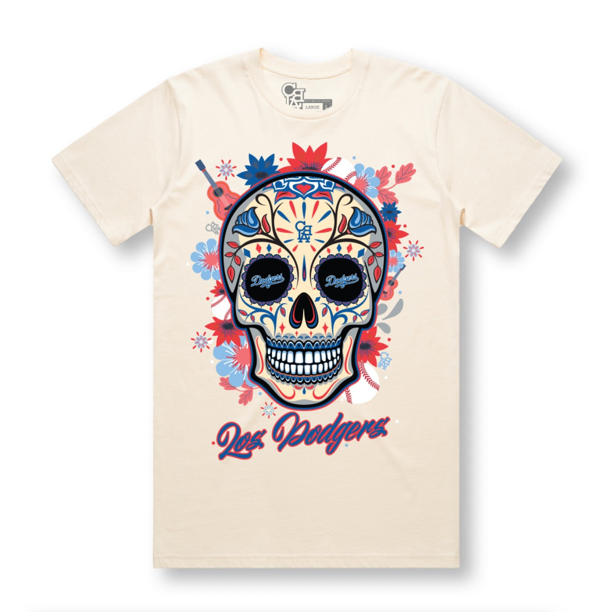 LOS DODGERS DIA DE LOS MUERTOS TEE