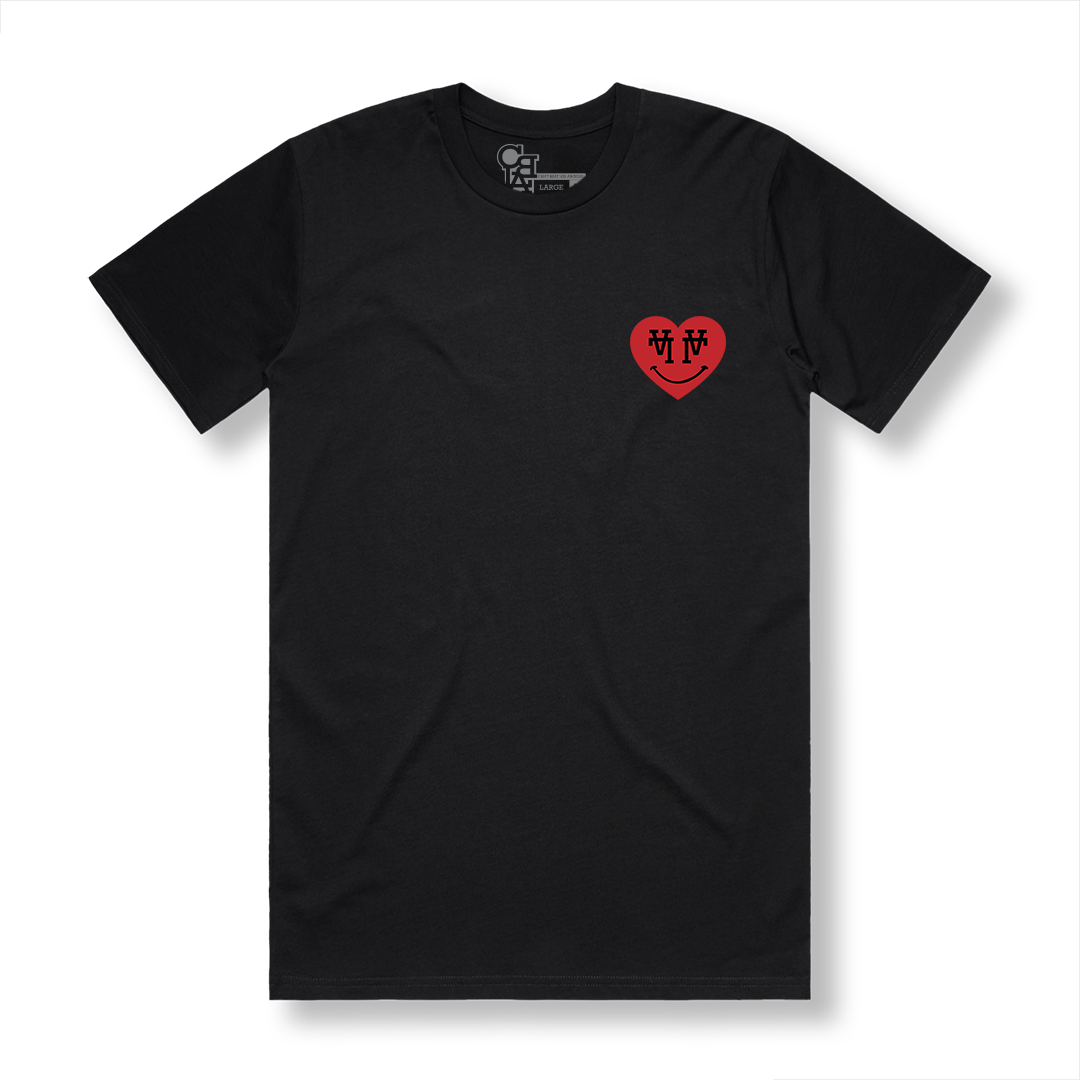 LA LOVE HEART TEES - RED