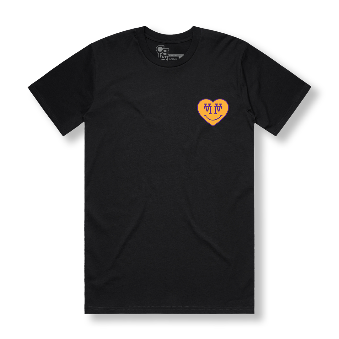 LA LOVE HEART TEES - GOLD