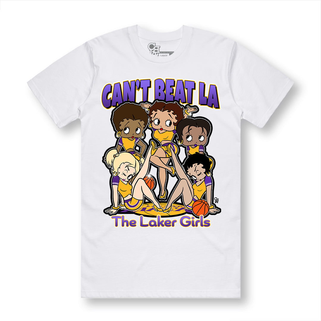 LAKER GIRLS CBLA TEE - PURPLE