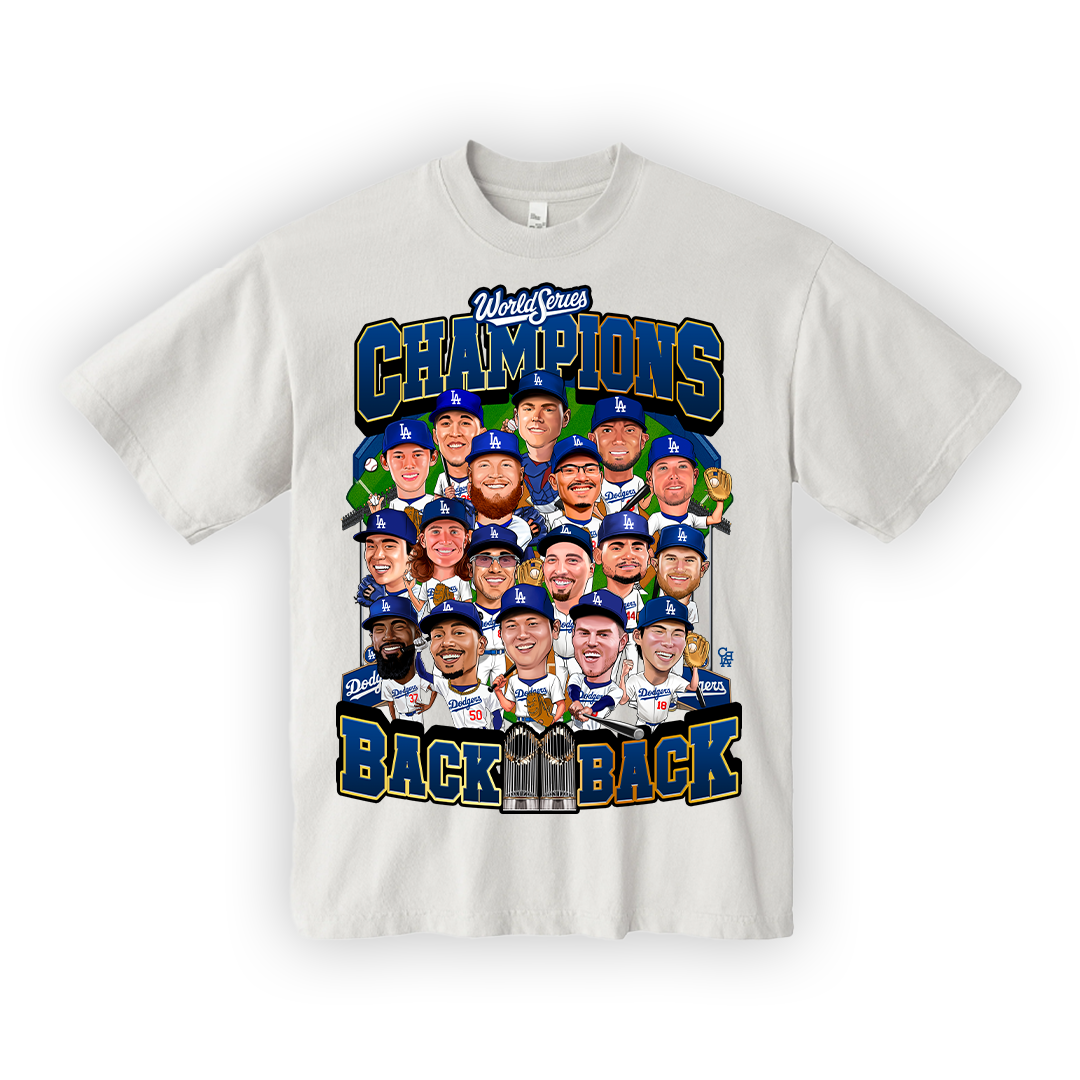 BACK 2 BACK CHAMPIONS TEE (OVERSIZED BOX)