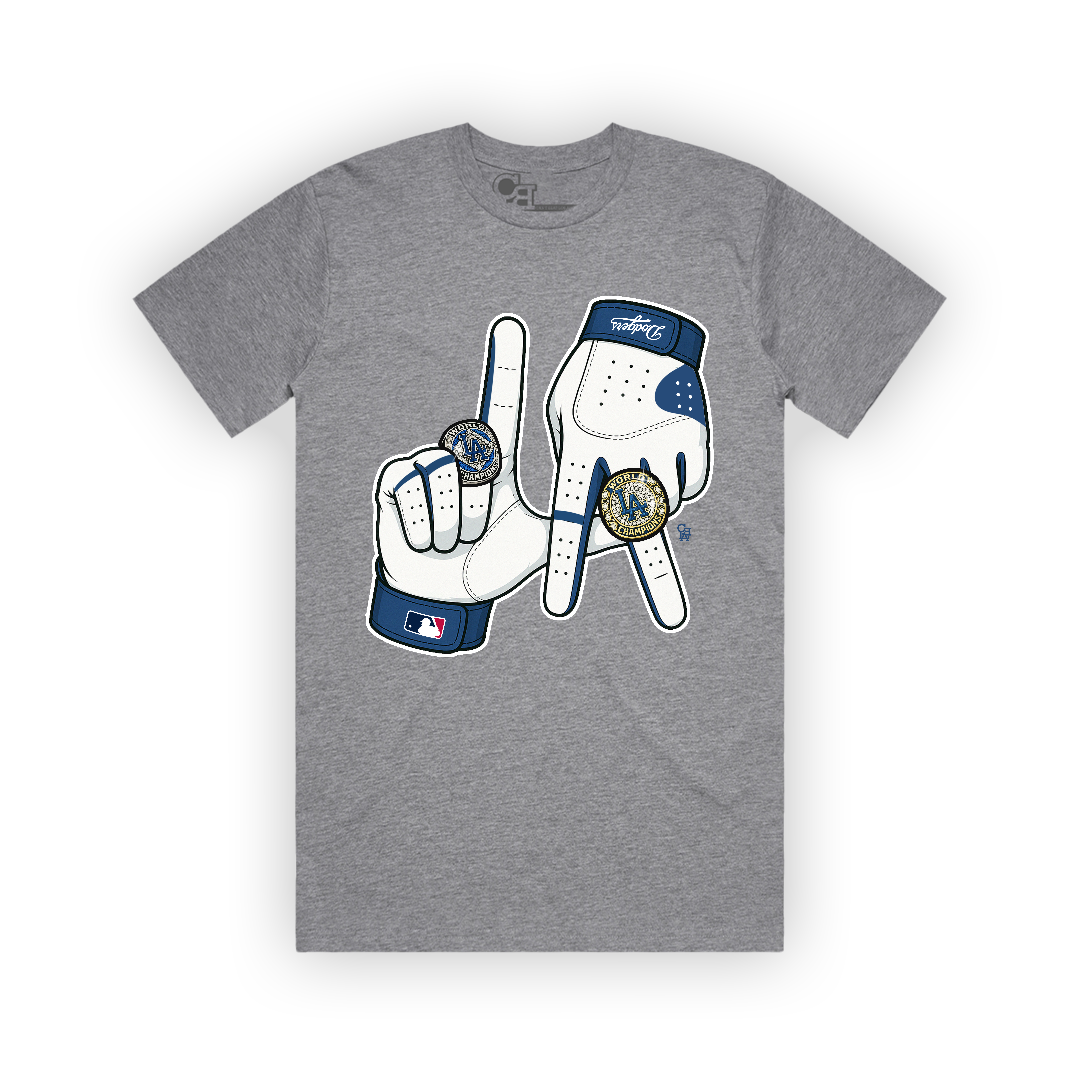 LA GLOVES RINGS CBLA TEE