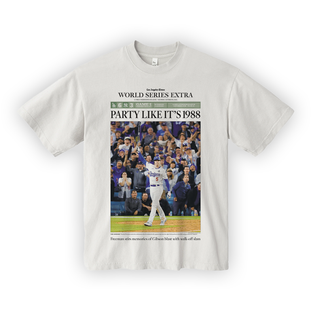 PARTY LIKE ITS 1988 TEE (OVERSIZED BOX)
