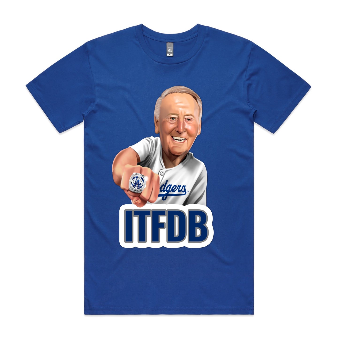 Vin Scully x ITFDB x Ring Tee