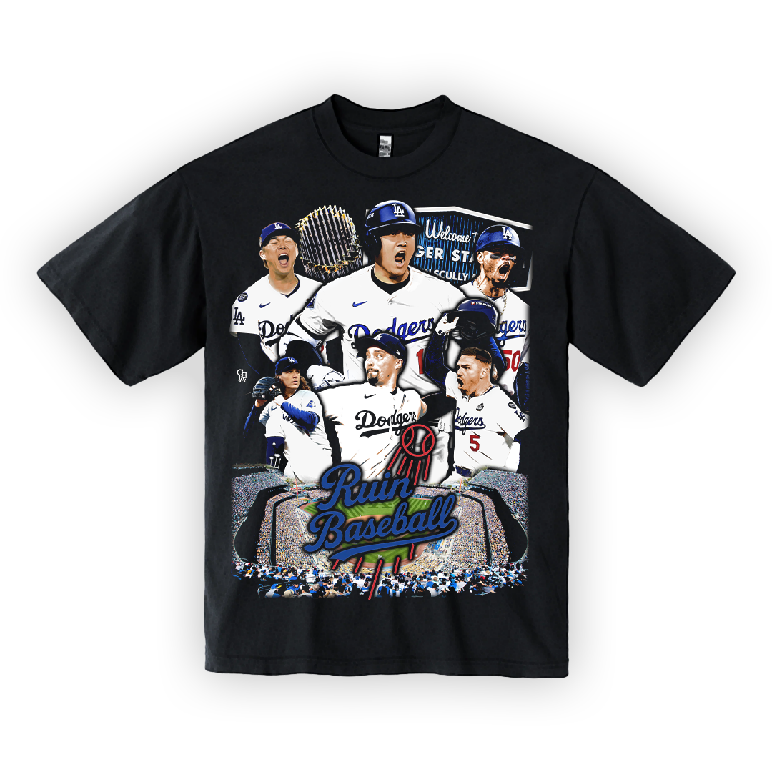 RUIN BASEBALL x CBLA TEE (OVERSIZED BOX)