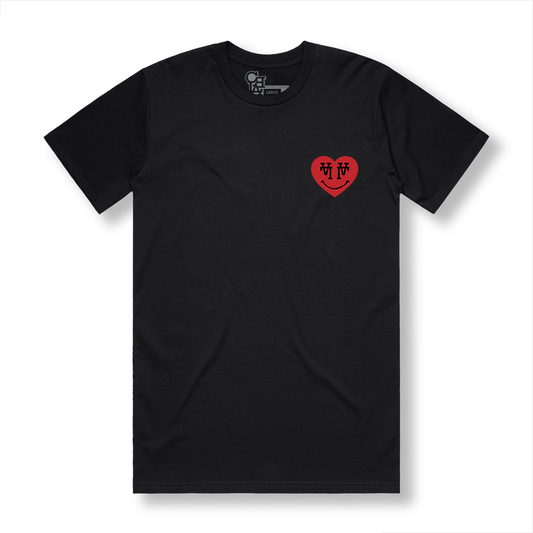 LA LOVE HEART TEES - RED