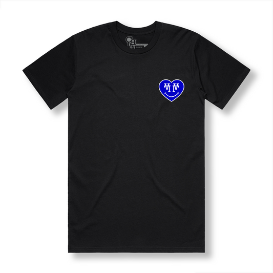 LA LOVE HEART TEES - BLUE