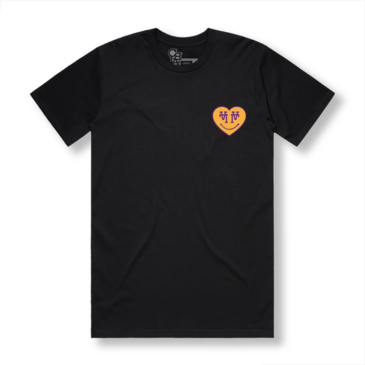 LA LOVE HEART TEES - GOLD