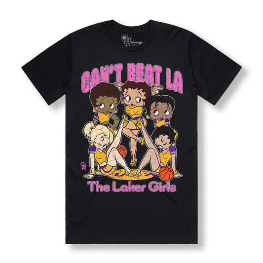 LAKER GIRLS CBLA TEE - PINK