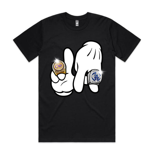 LA Mickey Hands x Rings Tee