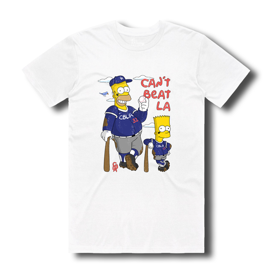 Bart & Homer (Dodgers) x CBLA Tee