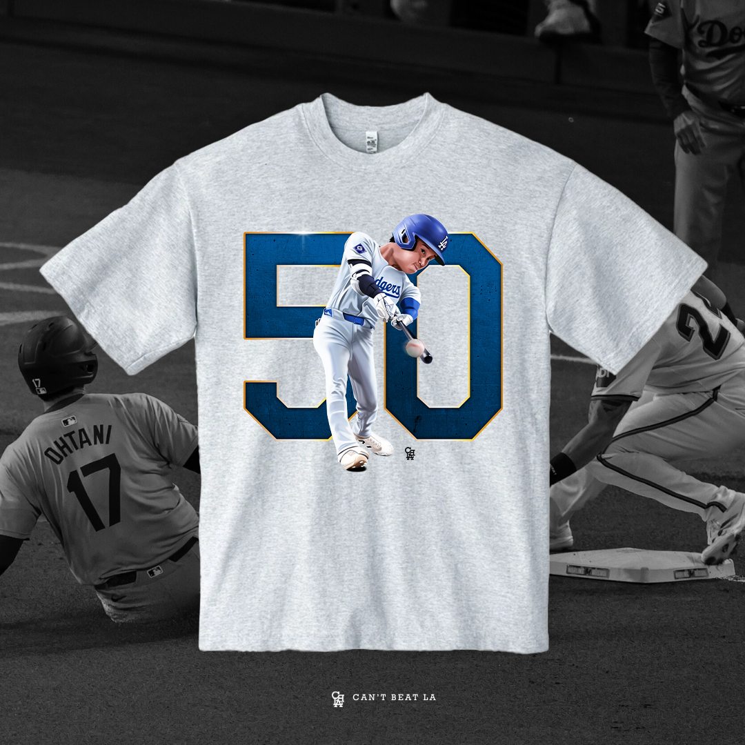 OHTANI 50/50 TEE (OVERSIZED) FRONT/BACK PRINT