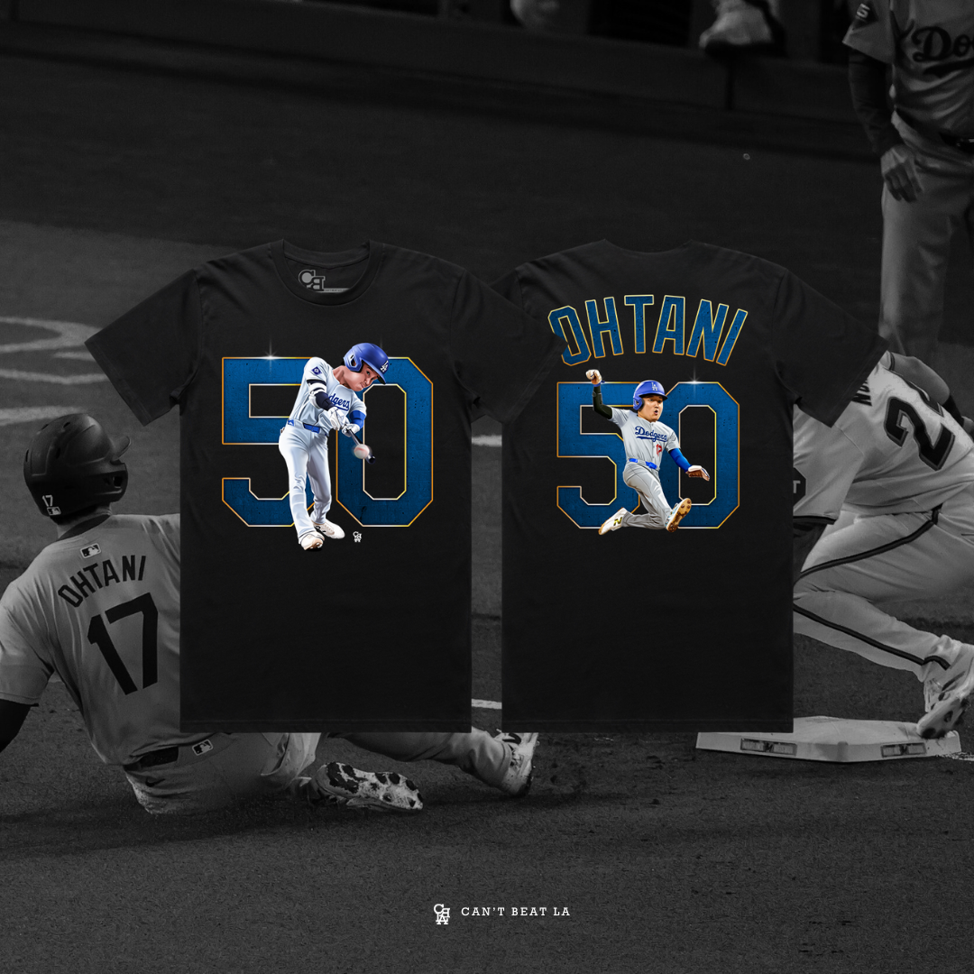 OHTANI 50/50 TEE (FRONT & BACK PRINT)