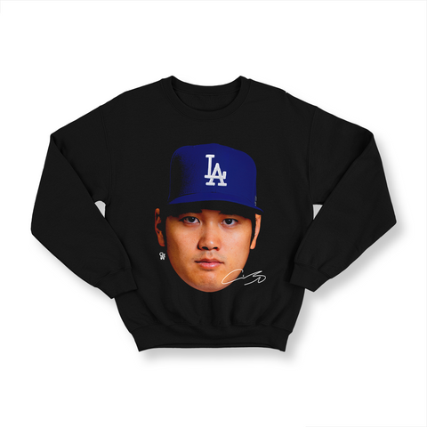 FACE OF THE DODGERS CREWNECK