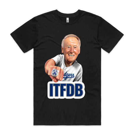 Vin Scully x ITFDB x Ring Tee