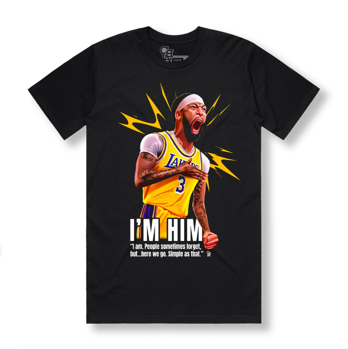 IM HIM x AD TEE